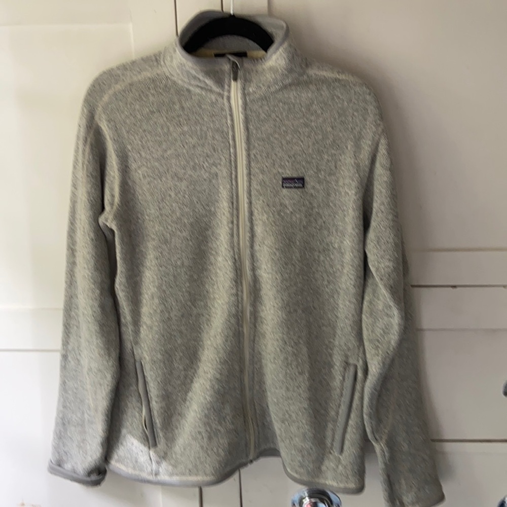 Patagonia coat L grey full zip